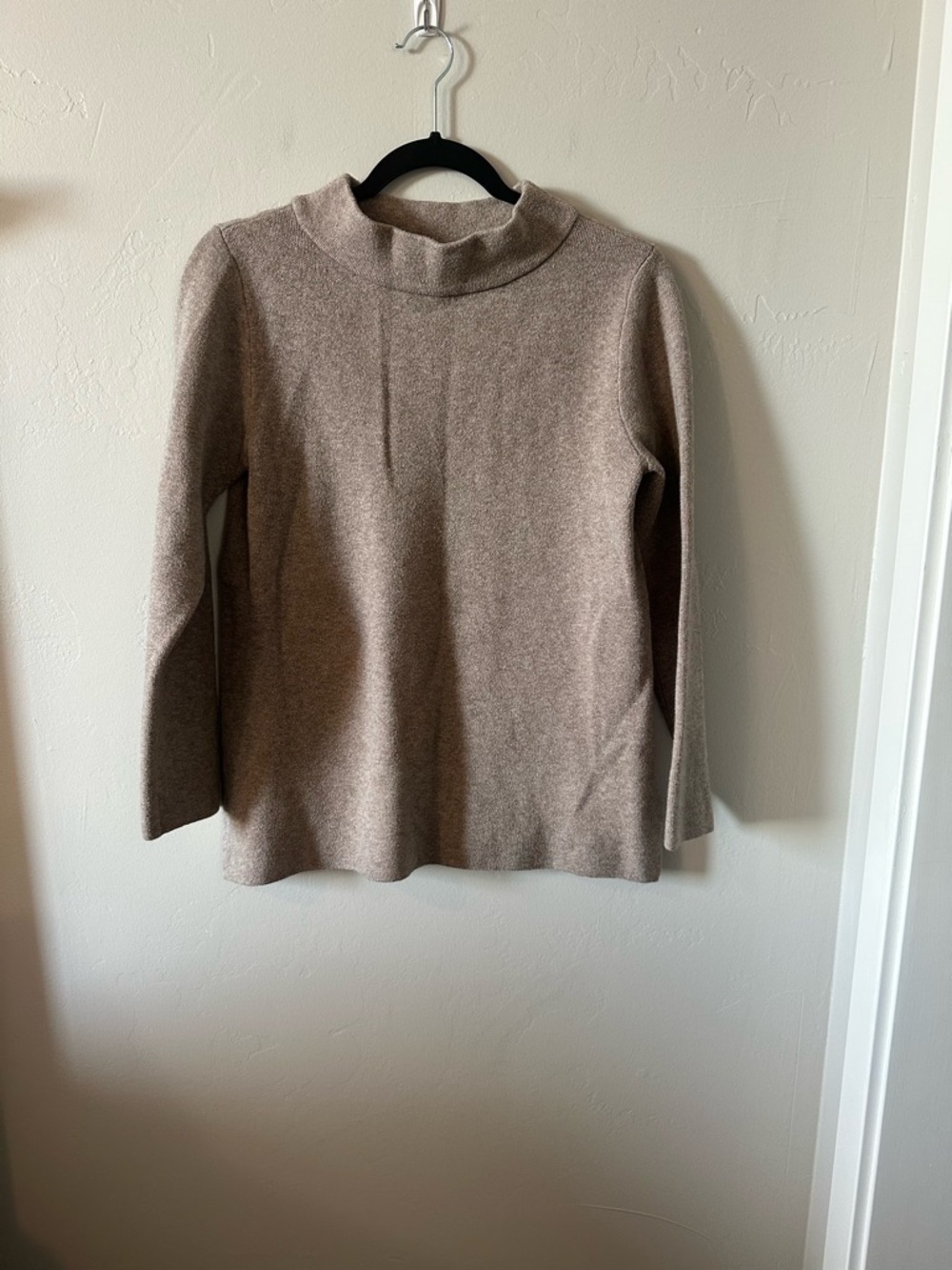 Apt. 9 Neutral Taupe Cowl Neck Sweater